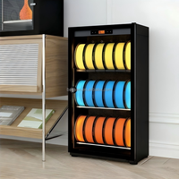 Armoire de déshumidification pour filament 3D en acier inoxydable 96L, couleur unie, faible humidité, 18 bobines, boîte de rangement pour filament d'imprimante 3D, 15-60% HR