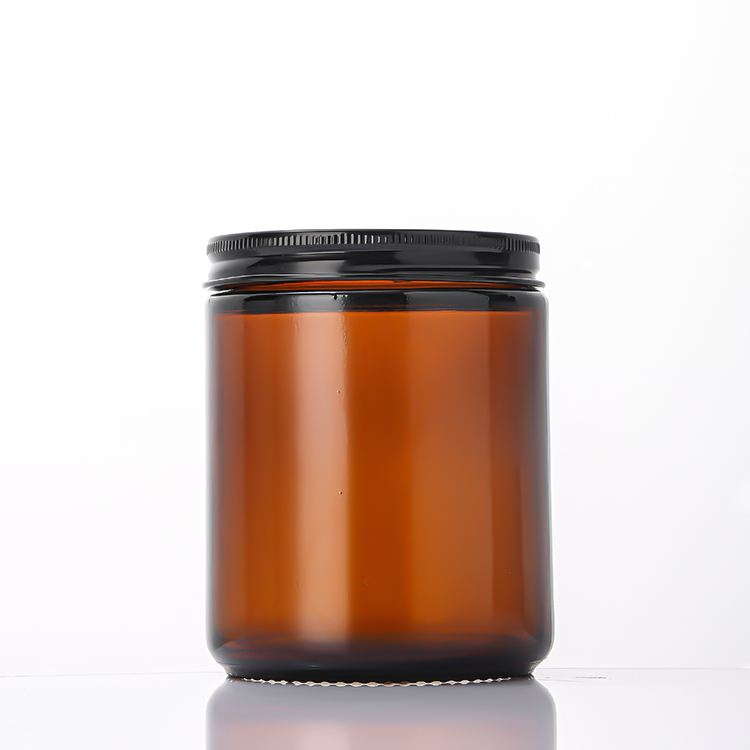 Glass Candle Jars with Lid and