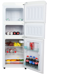 Réfrigérateur de Chambre d'Hôtel Populaire en Chine <span class=keywords><strong>à</strong></span> Vendre <span class=keywords><strong>à</strong></span> Prix Bas 108L 3 Portes Mini Réfrigérateur - Product Image 4