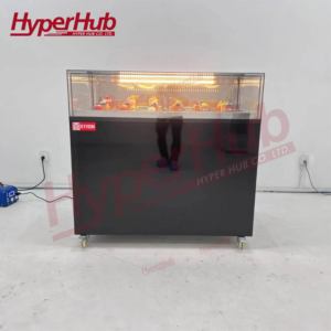 Vitrina Refrigerada para Pasteles con Cuerpo de Acero, Enfriamiento por Aire, Alta Transparencia, Iluminación LED, Diseño Cuadrado, Fabricada en China - Product Image 5