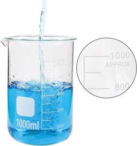 Factory Direct Hochwertige 100ml 250ml 500ml 1000ml 1500ml 2000ml einfaches Boro silikat glas Verdicken Sie den Becher - Product Image 6