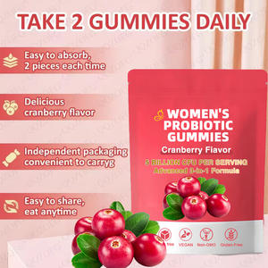 OEM Private Label Dietary Supplement <b>Vitamins</b> Support Flora Woman Health Women Probiotic Gummies Supplement - Product Image 2