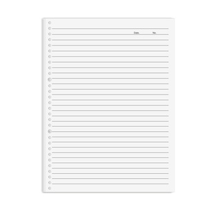 Simple Student <strong>Notepad</strong> Binder Removable PP Loose-Leaf Hole Clip B5A5 Document Storage Presentation <strong>Folder</strong> Paper File Organizer - Product Image 6