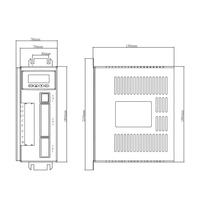 Wavetop-auto YF 1.5KW AC Servo Motor Driver Kits AASD-30A+110ST-M05030 / 110ST-M06030 / 130ST-M10015 / 130ST-M06025