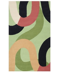 Tapis décoratifs haut de gamme tuftés à la main en laine de Nouvelle-Zélande avec un style artistique contemporain pour un revêtement de sol élégant - Product Image 1