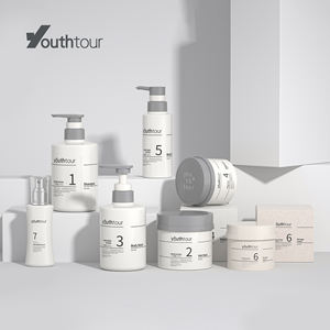 ULI Distributeur de pompe à lotion vide 300ml 400ml 500ml 600ml Bouteille d'emballage en plastique ronde cosmétique OEM ODM - Product Image 6