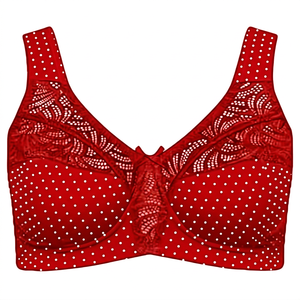 Sujetador Cómodo Ulla Popken para Mujer, Talla Grande, Encaje, Sin Varillas, Negro 95D 830454100-95D, Cierre Trasero - Product Image 4