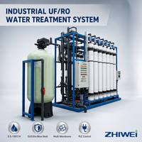 Machine de traitement d'eau RO commerciale 2000GPD, générateur d'eau pure à membrane basse pression pour café
