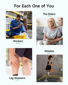 Air prusser Booster compresión pierna y pie pantorrilla masaje piernas circulación dispositivo para piernas con compresión de aire para circulación - Product Image 6