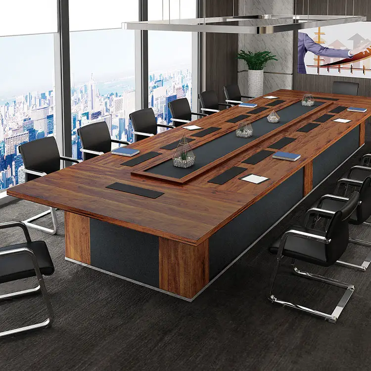 高品質の現代会議会議室ディスカッションテーブル
