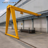Grue semi-portique BMH 5 tonnes 10 tonnes 15 tonnes 20 tonnes à poutre simple – Fabricant de grues semi-portiques