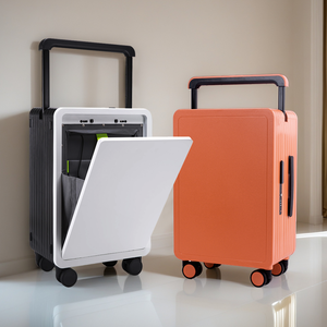 <span class=keywords><strong>Valigia</strong></span> Moderna di Grande Capacità in ABS+PC con Ruote Silenziose, Robusta e Resistente, Apertura Frontale per Donne - Product Image 2