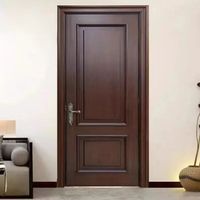 Portes intérieures en bois de haute qualité, prix de gros direct usine pour chambres et salons