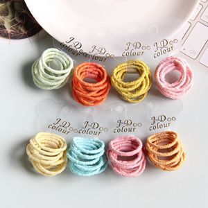 Pita karet rambut jempol, aksesori rambut dan ikat kepala lingkaran kecil warna-warni sangat elastis - Product Image 4