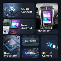 128G 14.4 pouces autoradio pour Ford Explorer 2011-2019 Android 13 Qualcomm multimédia GPS Navigation lecteur écran tactile unité principale
