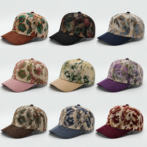 Gorra de Béisbol con Logotipo Personalizado, Diseño Jacquard, Visera de Estilo Vintage con Aspecto de Gamuza, Estructurada, Unisex, Curvada, con Cierre de Velcro - Product Image 6