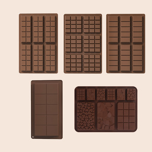 Moldes de Silicona de Grado Alimenticio Premium para Chocolate, Flexibles y Antiadherentes para un Uso Fácil, Ideales para Dulces y <span class=keywords><strong>Golosinas</strong></span> Caseras - Product Image 1