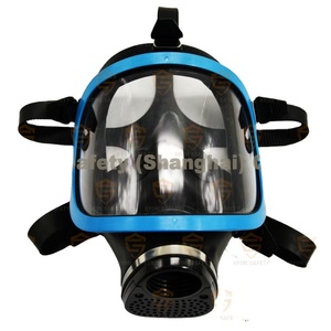 Masker Gas Silikon Warna-warni yang Dapat Digunakan Kembali dengan Permukaan Keras, Fleksibel, dan Umur Penyimpanan yang Lama untuk Bahan Kimia dan Pemadam Kebakaran - Product Image 1