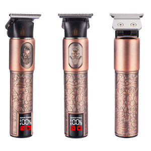 Tondeuse à cheveux électrique à charge USB à faible bruit tête d'huile de coupe lisse tête <span class=keywords><strong>chauve</strong></span> artefact <span class=keywords><strong>coiffure</strong></span> voitures hôtels acier inoxydable - Product Image 2