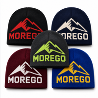 Bonnet de sport décontracté en tricot jacquard doux et extensible, personnalisable, multicolore, pour l'alpinisme et le trekking quotidien en extérieur
