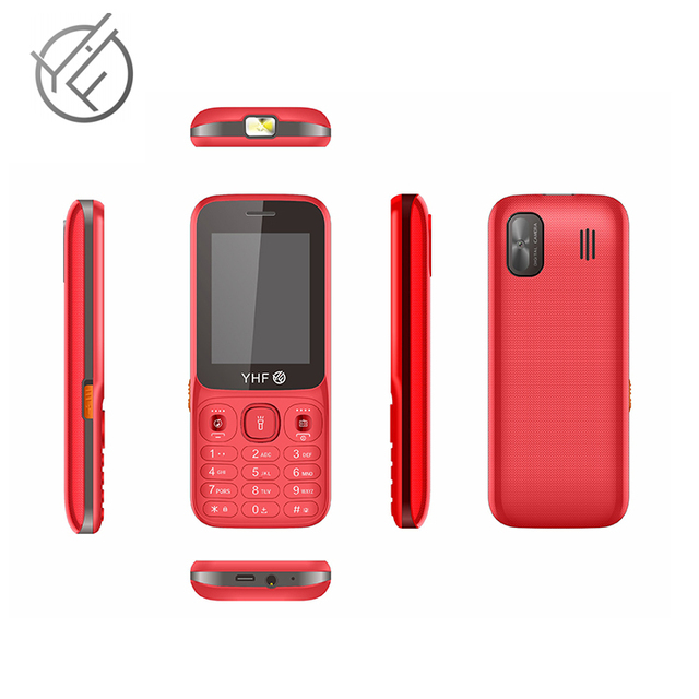 High Quality 2.4 Inch Dual SIM Card Mobile Big Speaker Senior Smart Button Cell Phones