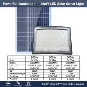 Reflector Solar LED Impermeable IP65 con Control Remoto, Carcasa de ABS, Luz Diurna de 6000K, Ángulo de Haz de 120°, Sensor de Movimiento - Product Image 6