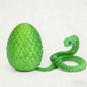 High Quality 3D Printing Pla Ornament Figurines for Decoration Decorative <strong>Serpent</strong> Egg - Product Image 3