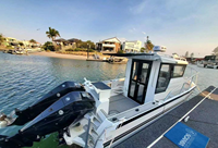 Bateau de pêche en aluminium soudé Gospel Easy Craft de 25 pieds/7.5m avec Walkaround et Handbasin et CE à vendre/Speed Boat/yacht