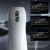 Masturbateur masculin automatique avec fonction de succion, vibration et chauffage, pompe à pénis, jouet sexuel pour hommes, livraison directe.