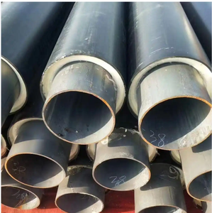 أنابيب فولاذية معزولة حراريًا مسبقة الصنع للدفن المباشر تحت الأرض لخطوط أنابيب المياه الساخنة من تصنيع خنان - Product Image 2