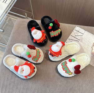 Chaussons de Noël amusants, chaussures plus chaudes en hiver, chaussures en peluche personnalisées, cadeau de fête pour fille - Product Image 5