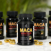 Chinaherbs Supplément à base de plantes Maca Ginseng Capsules Ashwagandha Hommes Vitalité Énergie Force Amélioration Libido Maca Capsules