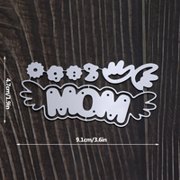 Mamma metallo taglio Die scrapbooking in rilievo Album decorazione della carta d'invito frase inglese lettera Scrapbook Craft Cutting Die