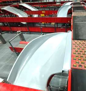 Luhui Sortier lösung Automatische Sortierung Logistik Lager förderer Transport Cross Belt Sorter Schwerkraft Selbst betätigte Rutsche - Product Image 4