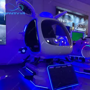 2024新的虚拟现实9D Vr电影游戏直升机飞行模拟器Vr飞机驾驶舱机与飞行射击游戏