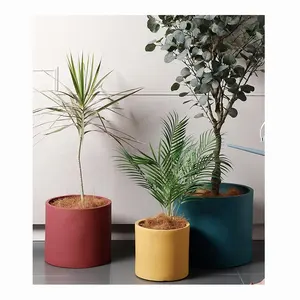 Macetas — ensemble de Pots en céramique pour plantes, Pot en argile de 12 pouces, sans soucoupe