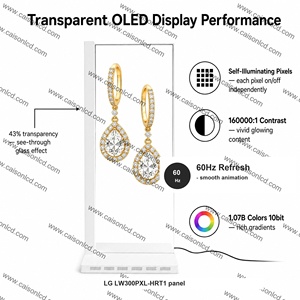 <span class=keywords><strong>Écran</strong></span> OLED transparent de <span class=keywords><strong>30</strong></span> <span class=keywords><strong>pouces</strong></span>, moniteur LW300PXL-HRT1, affichage numérique, support d'affichage transparent, <span class=keywords><strong>écran</strong></span> LCD publicitaire de bureau - Product Image 5