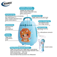 Jouet et jeu de musique karaoké Bluetooth pour chanter, haut-parleur de karaoké portable pour enfants avec changeur de voix