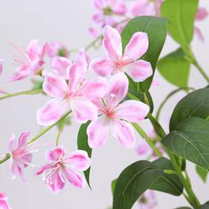 Jasmin Pleureur Artificiel avec Touche Réelle <span class=keywords><strong>Blanc</strong></span> Rose Violet Or Fleurs Artificielles pour la Maison et le Bureau <span class=keywords><strong>Pot</strong></span> Décoratif - Product Image 6