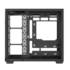 LOVINGCOOL ATX <span class=keywords><strong>PC</strong></span> <span class=keywords><strong>Gaming</strong></span> Case Gamer <span class=keywords><strong>PC</strong></span> Gabinete Chasis Carcasa de escritorio Cajas de computadora de vidrio templado con pantalla de temperatura - Product Image 6