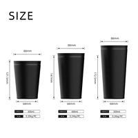 Mug isotherme en acier inoxydable de qualité supérieure avec logo personnalisé, 17 oz, isolé sous vide, portable, pour boissons chaudes et froides, idéal pour les voyages