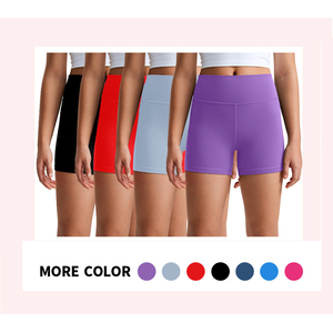 Shorts Deportivos para Niñas, Leggings de Yoga para Verano, Shorts de <span class=keywords><strong>Gimnasio</strong></span> para Niños, Ropa Infantil Popular, Shorts Ajustados - Product Image 3