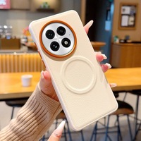 Étui de téléphone en cuir PU avec motif orange, cadre de protection d'appareil photo en alliage et couvercle de boutons pour OnePlus 13 13R 15 15T Ace 5 Pro Ace6