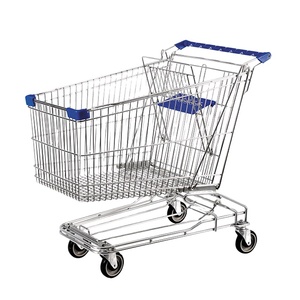 सुपरमार्केट भारी शुल्क धातु शॉपिंग ट्रॉली गाड़ी - Product Image 1