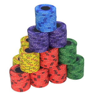 プロフェッショナルまたはベーシックスタイルのEPTポーカーチップ