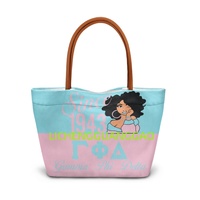Sac fourre-tout personnalisé Gamma Phi Delta Sorority, réutilisable, design de créateur, sac de shopping pour sororité, sac de week-end