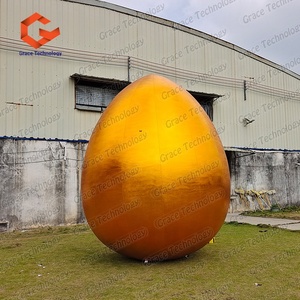 Huevos Dorados Inflables Personalizados, Huevo de Oro Gigante Inflable, Huevos Inflables de la Suerte para el Festival de Pascua - Product Image 2