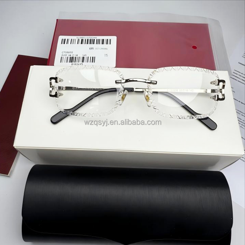 Cornice argento trasparente