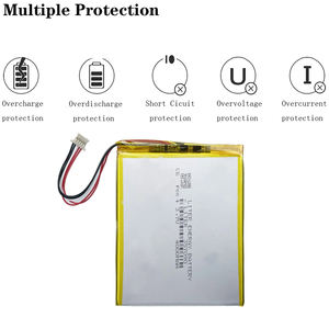 4000 357090 mah סוללת ליתיום פולימר 3.7v נטענת li-po עם חמישה מחברים חוט - Product Image 3