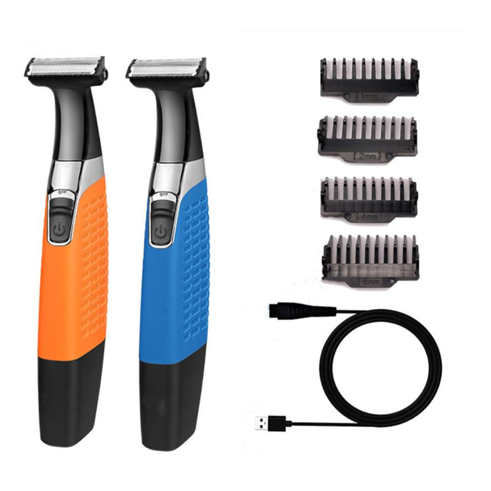 Regola e rifinisce в интернет-магазине la barba di qualsiasi lunghezza tondeuse в barbe OneBlade Hybrid щетина триммер и бритва